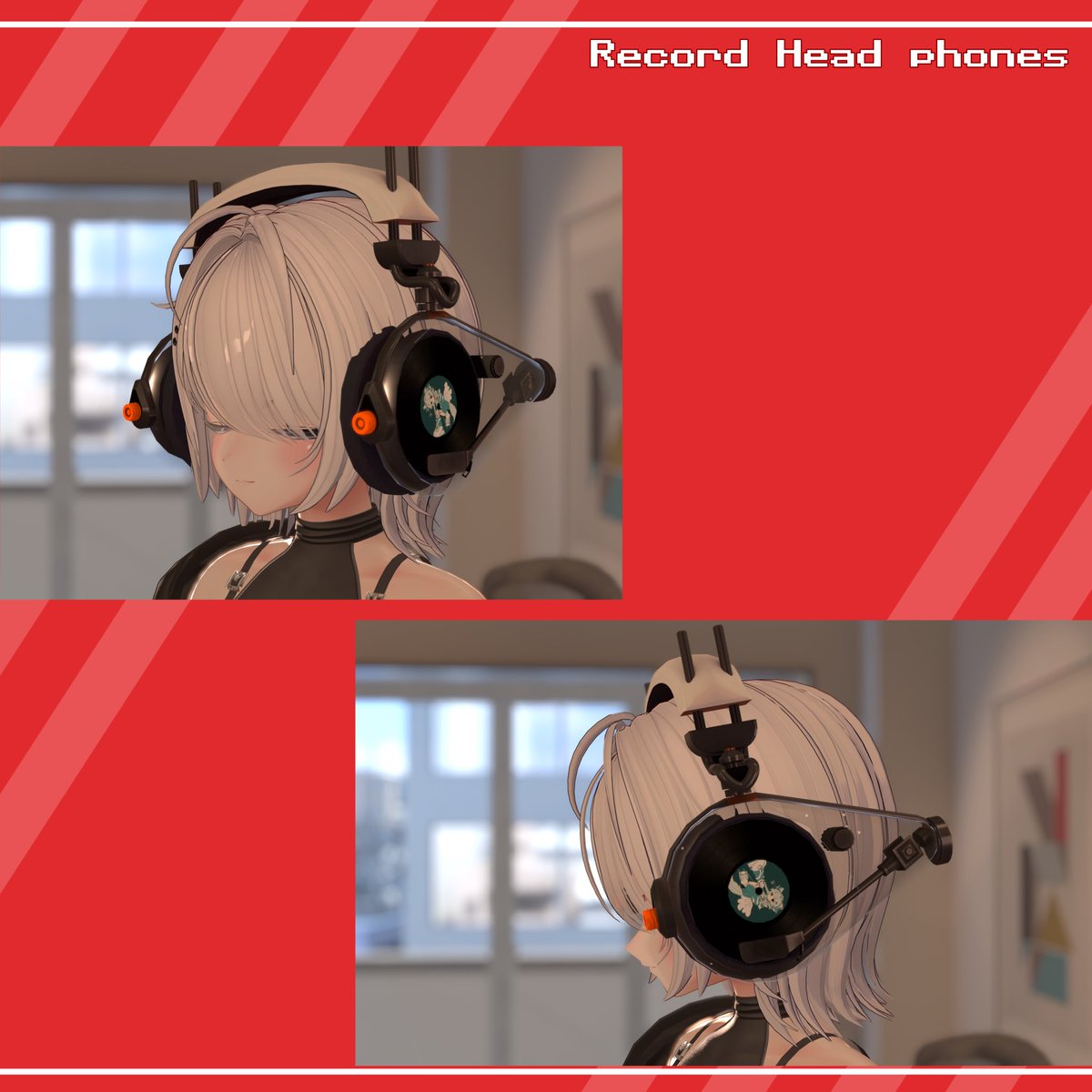 NemuShop's tweet photo. 新作 ヘッドフォン3Dモデル
「Record Head phones」発売記念キャンペーン🎁
フォロー&amp;RPで抽選で3名様にプレゼント✨️

◆ 応募方法
①このポストをリポスト
②このアカウントをフォロー

締め切り：8/23 23:59
当選発表：8/24 12:00

#VRChat https://t.co/qPyC78T1IA