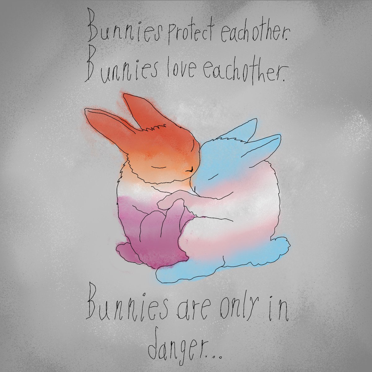 AutumnsArtTehe's tweet photo. Protect your Bunnies. https://t.co/kvV2uE9xDH