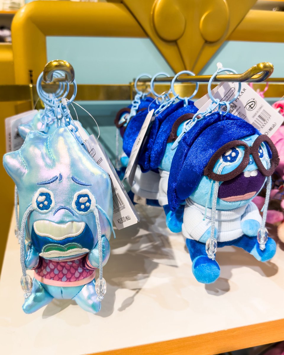 MezzoMikiD's tweet photo. 大号泣している姿がかわいい！
ディズニーストア
新作ぬいぐるみキーホルダー販売中
ウェイド、カナシミ、ビンボン、ジャック・ジャックデザイン☆
価格2800円 https://t.co/c8oGF3kYc4