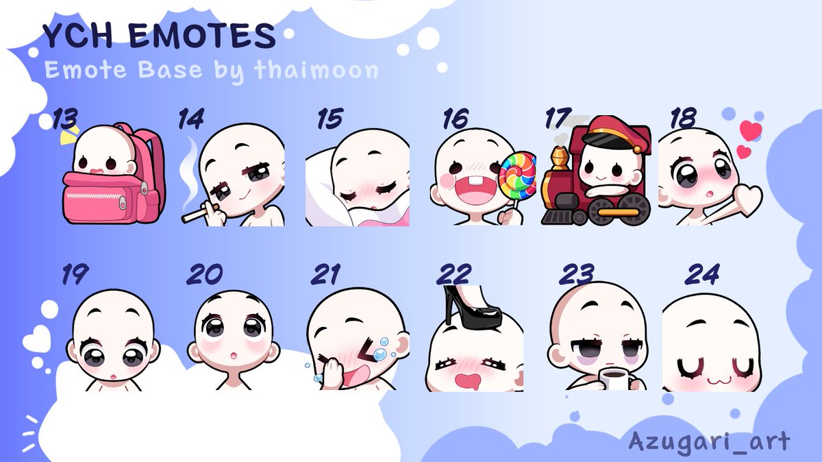 Azugari_art's tweet photo. ART RAFFLE.ᐟ ฅ^>⩊<^ฅ
1 winner will receive 4 emotes using @thaimoon_ 's bases and one chibi Icon.ᐟ ♡

to enter:
♡ follow me
♡ like+RT
♡ reply with your character reference

ends september 4th ~ Good Luck♡₊ ⊹

#artraffle #イラスト #oc #emotes #chibi https://t.co/T1zxfmP8Gt
