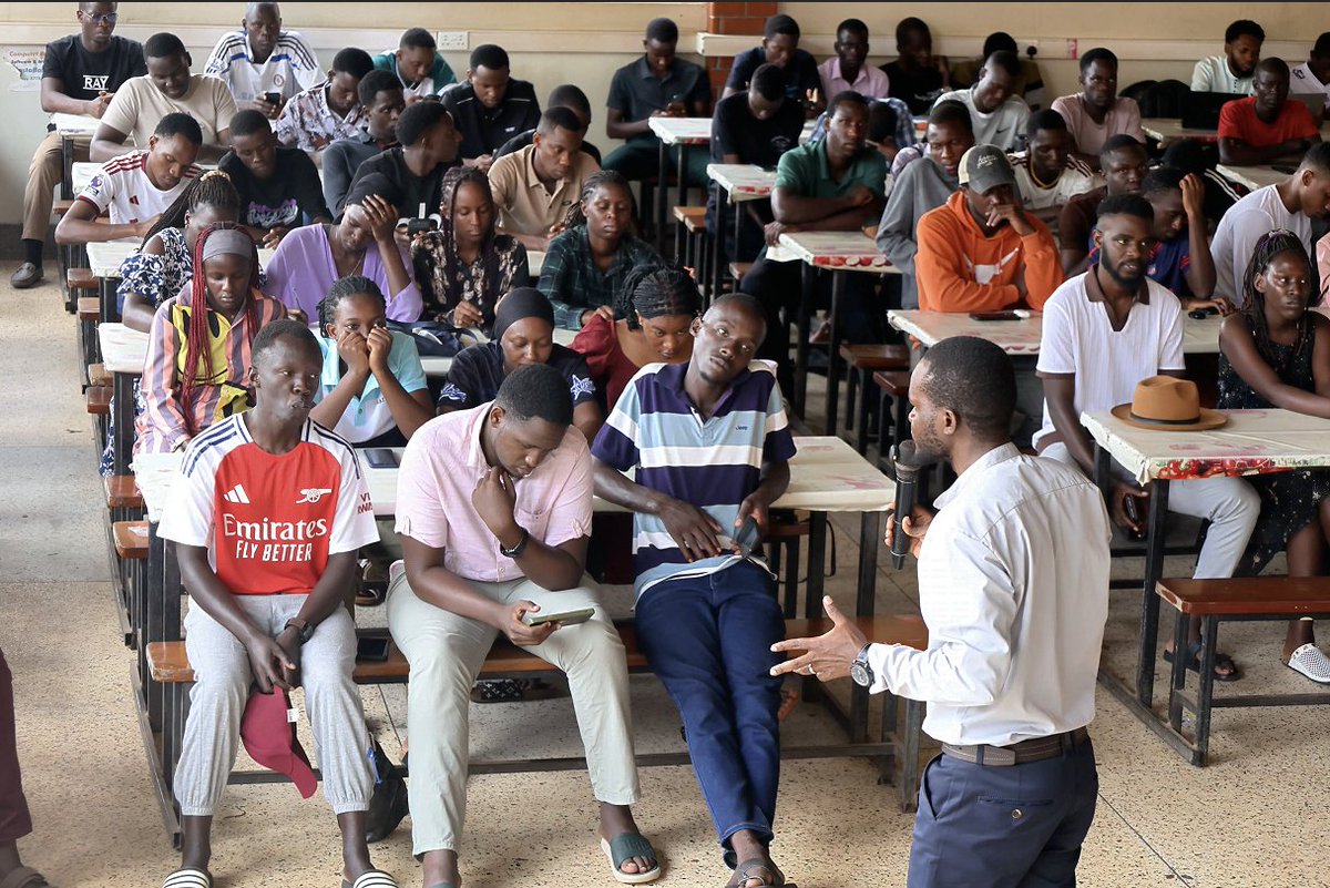 iLeaduganda's tweet photo. Welcome aboard @NdejjeUnive! Received by the Academic Registrar, Dr Mutyaba Wanda, @iLeaduganda  connected with freshmen and women at Ndejje University's main campus in Luwero. We introduced the concept of values-based living which they appreciated and are eager to be a part of. https://t.co/pr81exF0l7