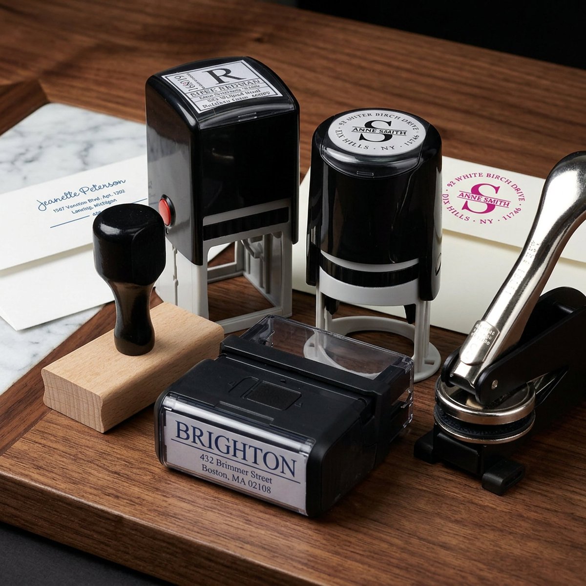 StudioNotes's tweet photo. Add your own unique style to every 📬 letter and 📦 package with custom address stamps and embossers. Now up to 38% off. #stamps #embossers Shop 🛒:https://t.co/jKiiKvC2x3 https://t.co/PsnNc6Fl9T
