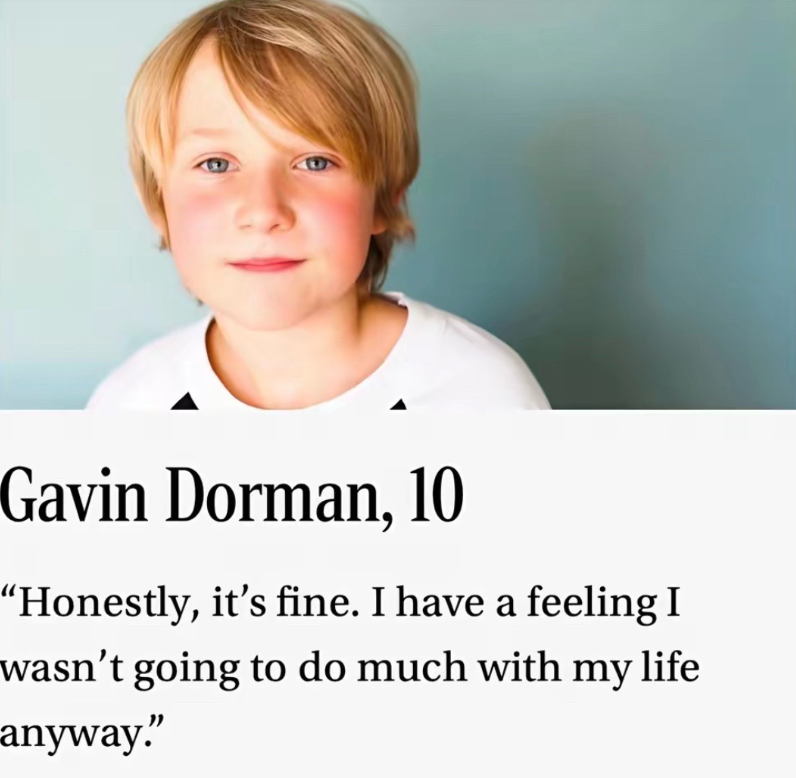 SavantDevs's tweet photo. newest tiktok meme is this kid called Gavin Dorman who said "honestly its fine i have a feeling i wasnt going to do much with my life anyway"

its only been a meme for a day now and there are already so many viral vids

so many people are going to meme this kid

https://t.co/FxzPRcflUg

https://t.co/MFCqgk8buc