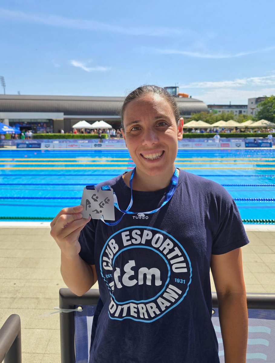 CEMediterrani's tweet photo. Des de dimarts estem competint al Campionat d'Europa Màster de natació a Šamorín! 🏊‍♂️

Primers resultats:
🥈 Anna Diago (+35): 2a d'Europa en 100 m braça (1:15.80)
🏊 Luciano Vitale: 10è en 50 m esquena (35.11)

#CEMediterrani #NatacioMaster https://t.co/Kpt3bzQkIH