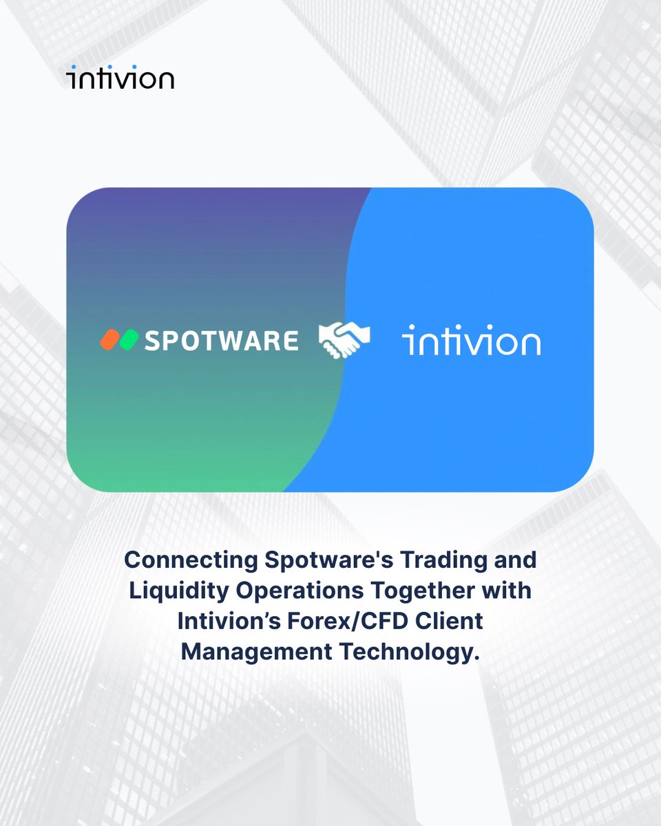 AltimaCrm's tweet photo. We’ve partnered with Spotware, bringing cTrader &amp; cBridge together with AltimaCRM for client management, trading &amp; liquidity operations.

Know More: https://t.co/YXL0A3OY61

#INTIVION #Spotware #cTrader #cBridge https://t.co/pz4OoW8R4K