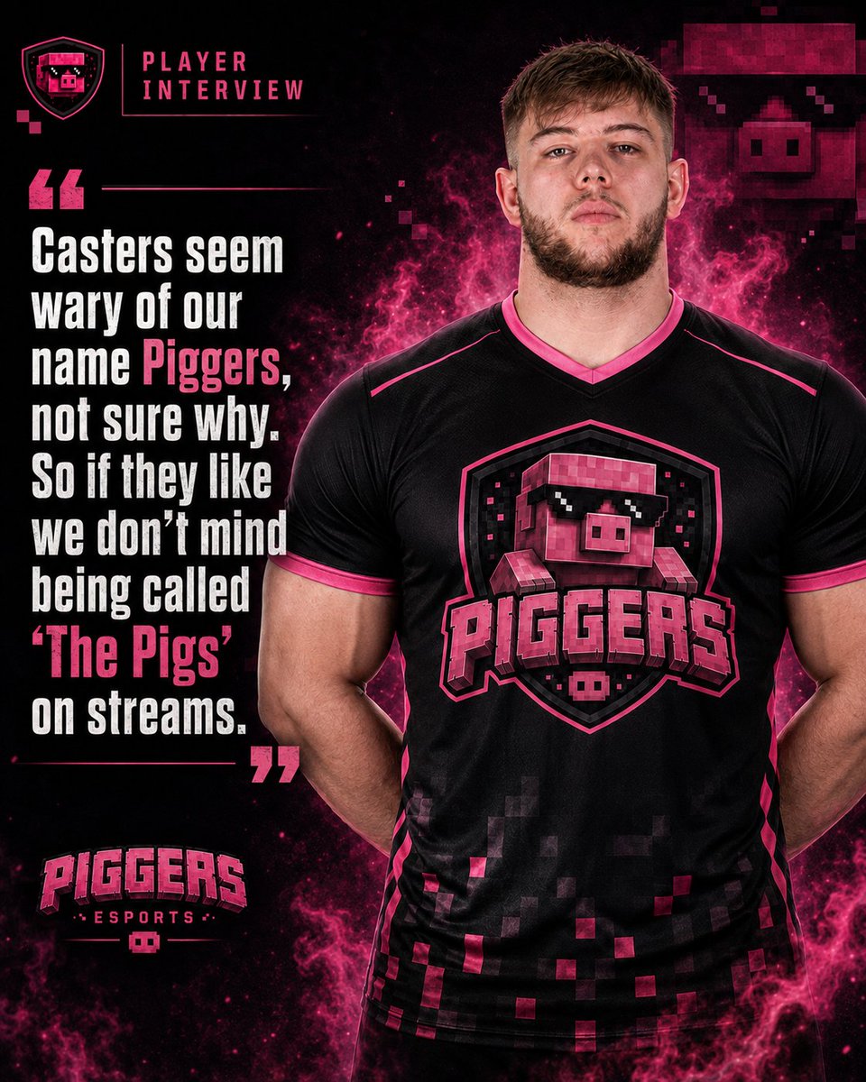 PiggersEsports's tweet photo. Quick word to the casters who might stream the piggers games!🐷 https://t.co/sdXu7E42y7