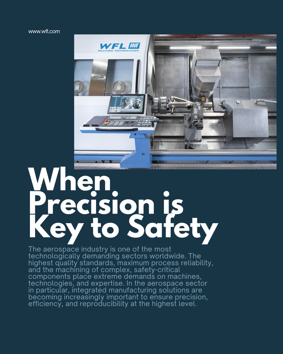 WFLMillturn's tweet photo. ✈️ Precision that aerospace can rely on.

Complex parts, demanding materials, highest quality standards – WFL MILLTURN delivers complete machining solutions for the aerospace industry.

🔗Read more: https://t.co/yXdqwuU7Lv

#WFL #MILLTURN #Aerospace #completemachining #precision https://t.co/LY3glWj1bY