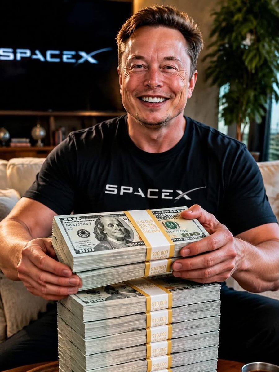 catyfavorite's tweet photo. Built it from nothing.  
Now I hold the result.  
SpaceX in my shirt.  
Money in my hands.

#HustleMode  
#SpaceX  
#BuiltFromNothing  
#MoneyMoves https://t.co/PYth2tWtZD