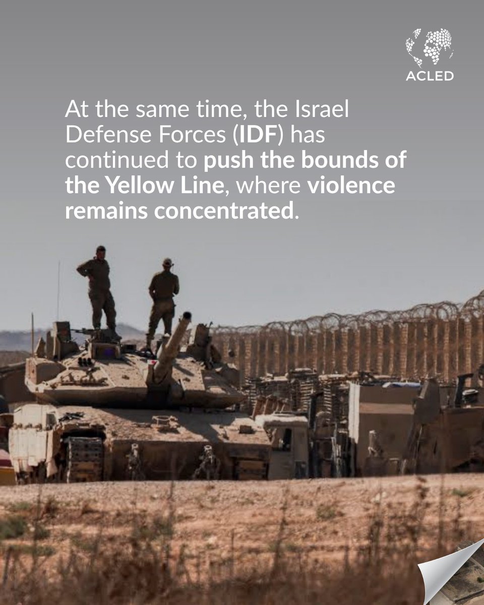 ACLEDINFO's tweet photo. Could US pressure lead Israel to make limited concessions in #Gaza? Explore: https://t.co/YGbYKPp6DJ https://t.co/ih3MMG93Ky