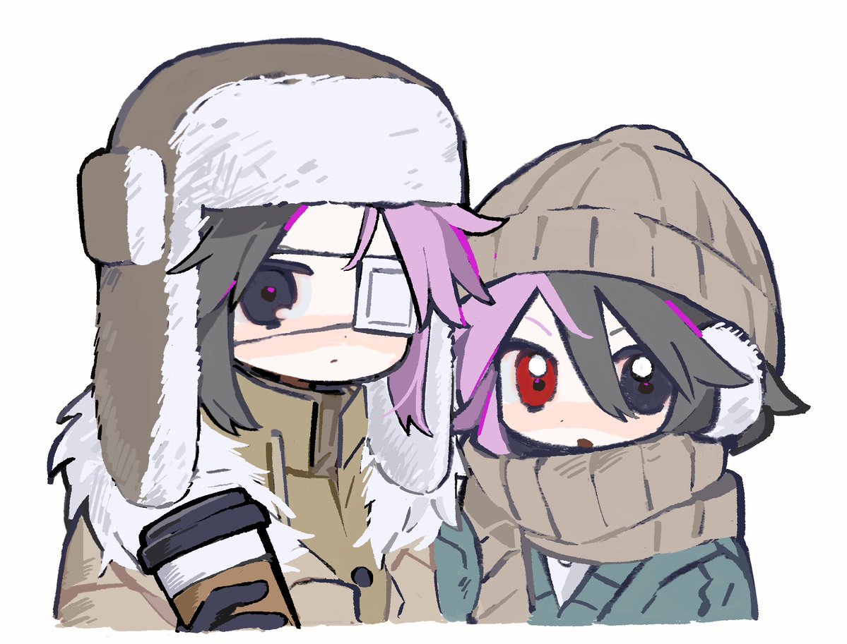 nnnnnnatorishio's tweet photo. 大概是这样那样的妄想(天气还热着呢就画上了冬装) https://t.co/RA09EFipfT