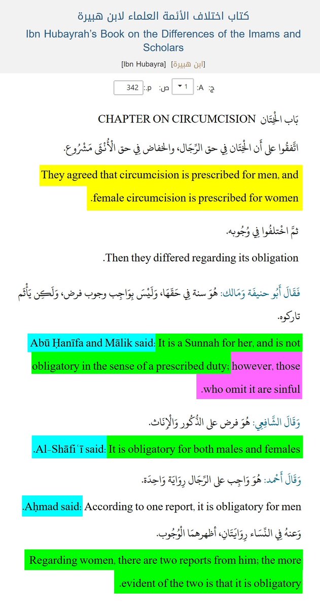 destroysunnis's tweet photo. In Islam, Female Genital Mutilation (FGM) is prescribed for the 4 Islamic schools.  

Hanafis (i.e. 🇹🇷🇵🇰🇧🇩) &amp; Malikis (i.e. 🇲🇦🇩🇿🇹🇳) say it's not obligatory but it's SINFUL to not do FGM

Shafi'is (i.e. 🇪🇬🇸🇴🇮🇩) &amp; Hanbalis (i.e. 🇸🇦🇶🇦) say it's OBLIGATORY to do FGM https://t.co/cJP3KZ1He7