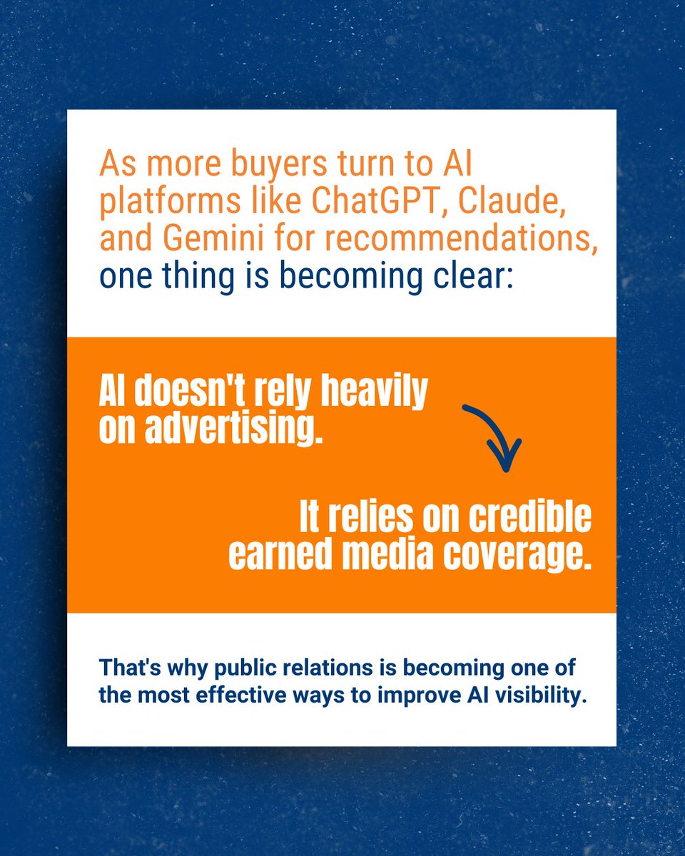 AxiaPR's tweet photo. Research shows that about 99% of links AI cites come from unpaid editorial sources, while paid and sponsored content accounts for just 0.3%.

That's why PR is becoming one of the strongest investments organizations can make for long-term visibility.

👉 https://t.co/HlICBnCjXz https://t.co/fP4EewIpTm