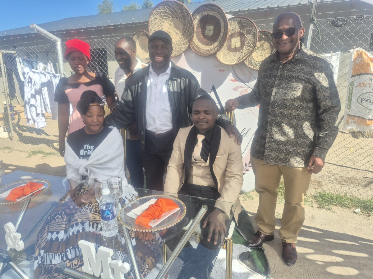 DMwonzora's tweet photo. Congratulations my young brother Charles Mwonzora on your marriage to the beautiful girl from Mtoko. The wedding bells are ringing and in a few days time we will be merrymaking. Thank you for making the family proud. Wishing you &amp; your betrothed the all best! https://t.co/RLpmsFe6gS