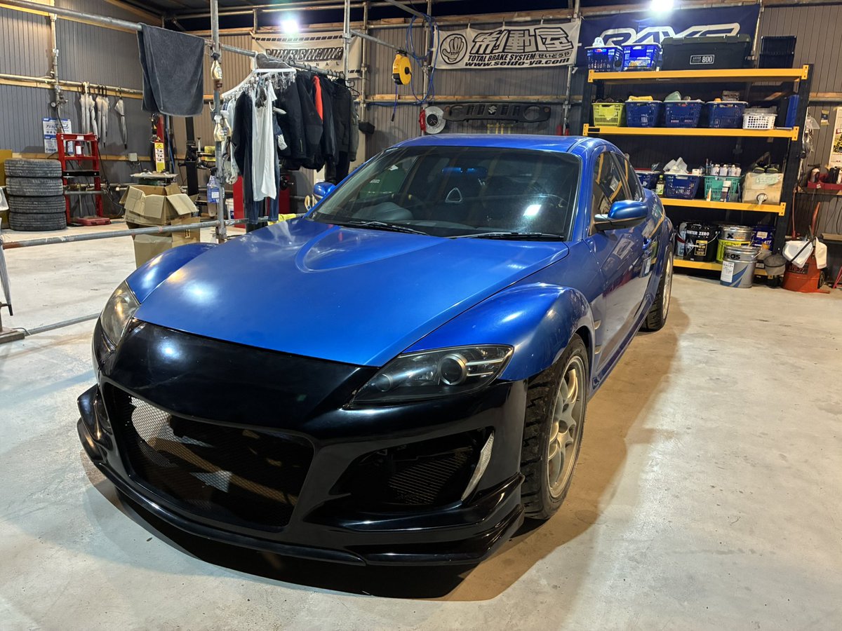 ja4mtrec's tweet photo. RX-8売ります。
タイプS 6MT
エンジン5万kmに載せ替え。
プラグ、純正コイル新品
スピリットオーダー車高調
デフ、マフラー、アルミラジエーター等
ローター、パッド新品 制動屋RM551
アライメント済

そのままサーキットいけます。
部品色々渡します。
ホイールRAYSにかわります。

78万！ https://t.co/OMQ1O4iPNc