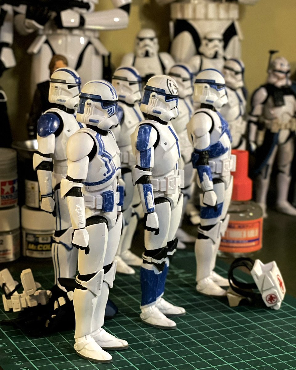 rainbird1987_X's tweet photo. #自分の楽しみのためだけに作った作品を見せて 
大好きな501stクローンは軍拡中です。クレル将軍のリリースを信じてる🥺✨ https://t.co/QfWp7rQV3w