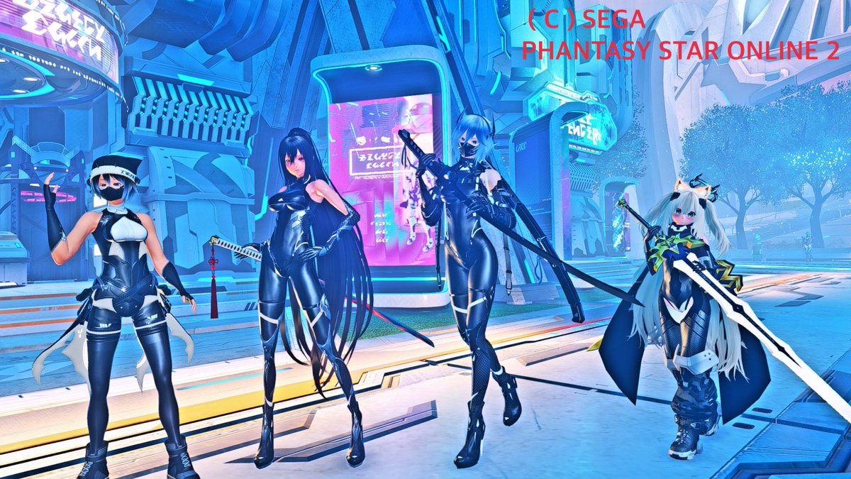 tomhiryo's tweet photo. チームの人達と全身タイツを絡めてSS！

考えたメンバー、天才すぎる

#PSO2NGS_SS https://t.co/ZDdhwBc5zQ