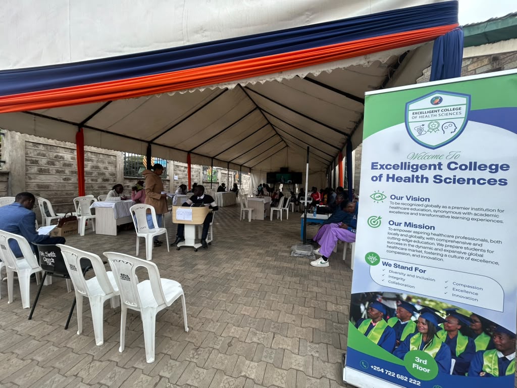 ExcelligentColl's tweet photo. Walk in for a general health check-up and speak with our team about any health concerns you may have.​ 

Enroll for the Certified Nursing Assistant Training 
#CNATraining #NursingKenya https://t.co/mujKCSG0wy