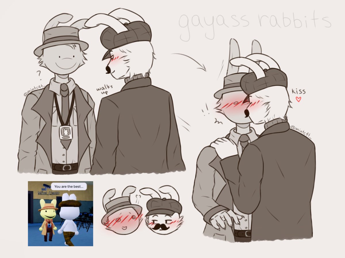 mintc4t_'s tweet photo. idk how to draw furries, help🥀
anyway, more sketches with Barntern and Detective Intern! <3
#animalhospital #animalhospitalanomaly #intern #detectiveintern #barney #barntern #barneyxintern https://t.co/BJaCVotM6H
