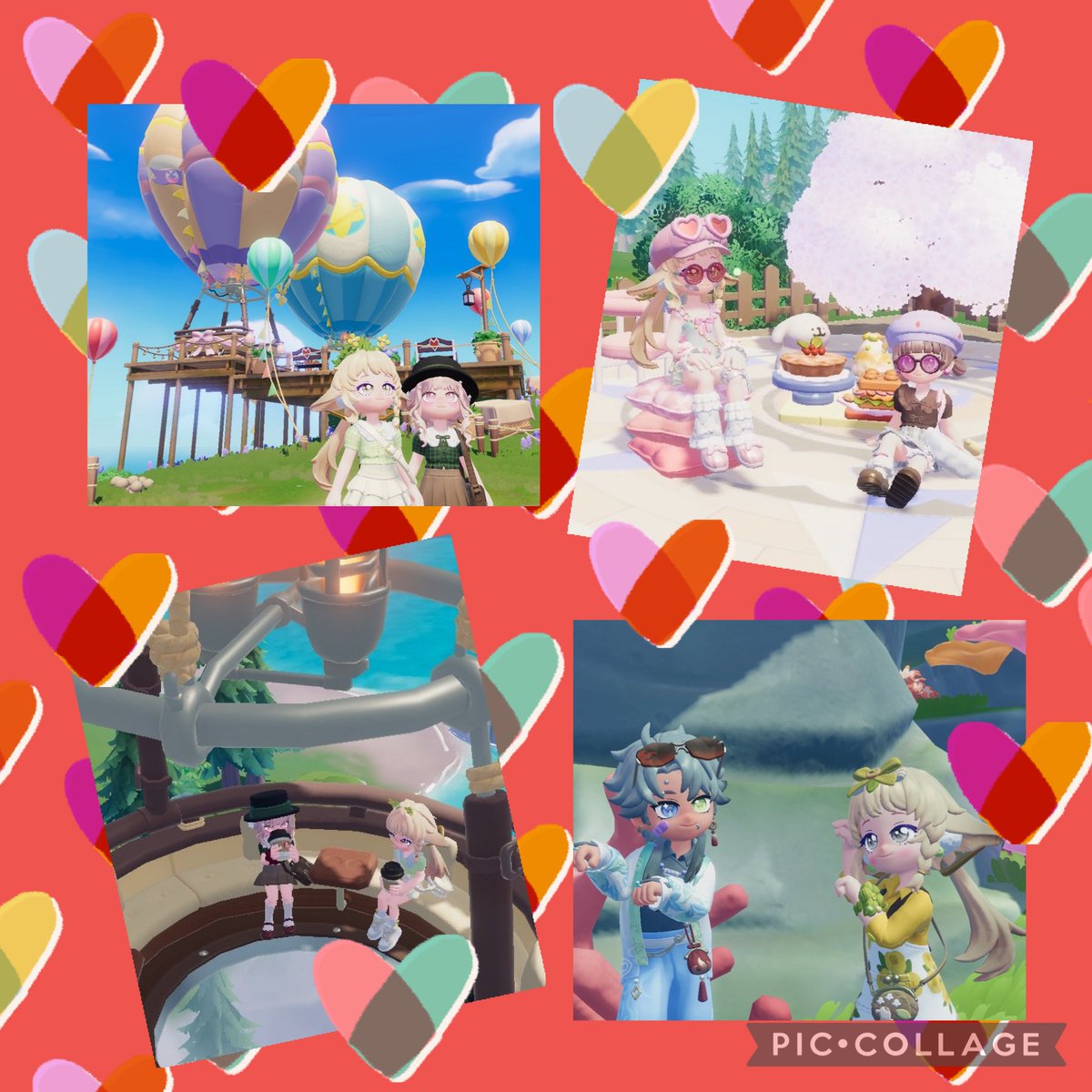 mocomoco71619's tweet photo. 本日のもこは！！
1枚目は、もうりさん・ななちゃん・ゆかりんと一緒に気球に乗った時の‼️
2枚目はりいちゃん・ゆかりん・ゆーきくんと☺️💗
そして、3枚目4枚目はおさくちゃんと🌟
おさくちゃんの初めての気球を頂きました🥴💕 https://t.co/OZdAoJTJoA