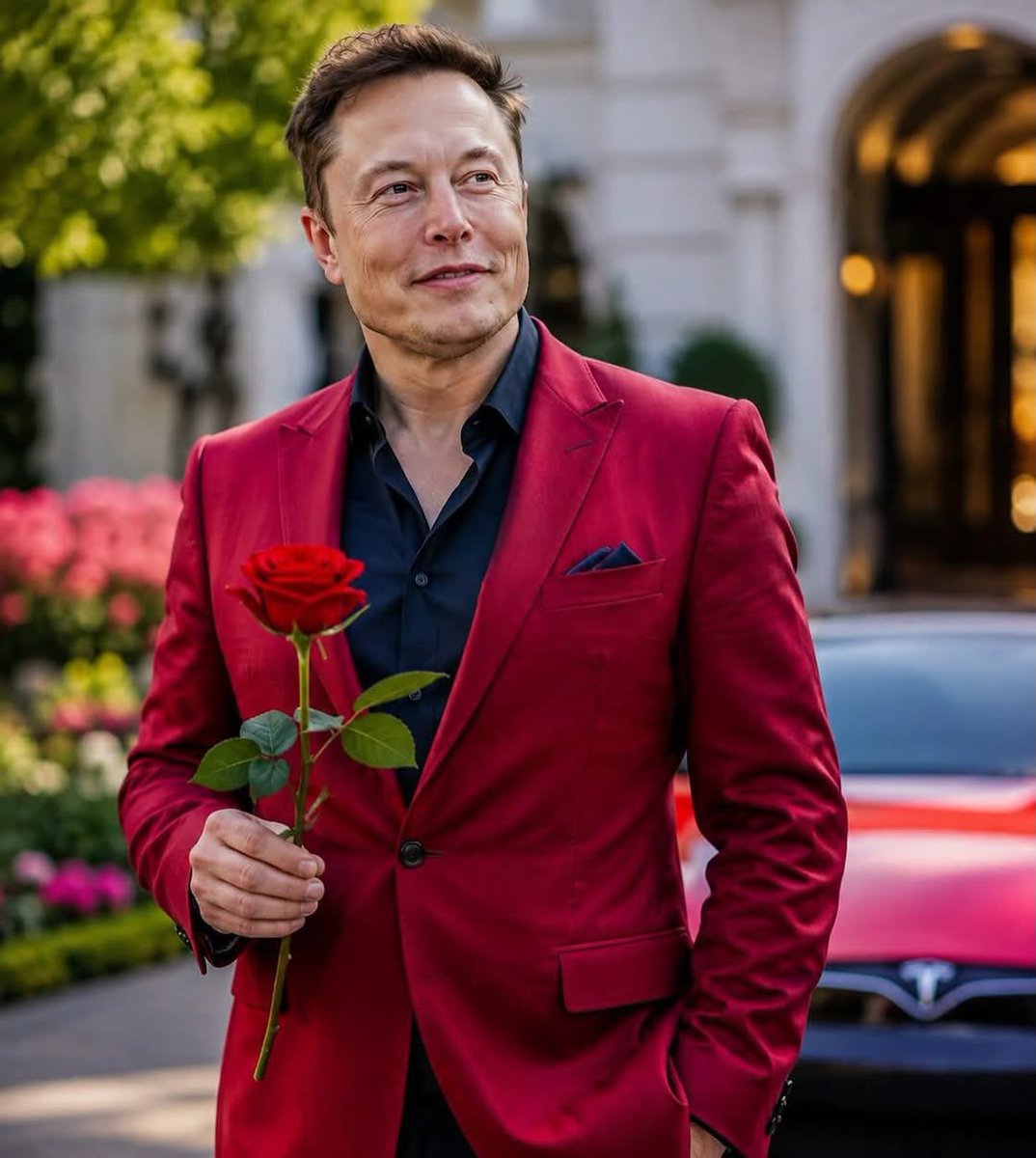 catyfavorite's tweet photo. Tesla behind.
Rose in hand.
Power meets,
gentle stand. ๐น
`#RedOnRed #TeslaAndRose #GentlePower #ClassyVibes` https://t.co/lnz786iAJo