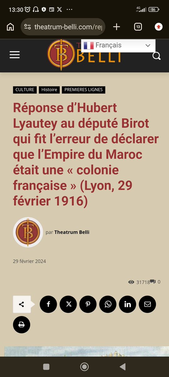 NeijiBe's tweet photo. @JulienMasriD @HistoireSav Puisqu'on en est à poster des blogs, voilà ce que disait Lyautey que tu désignerais comme étant un "gwar". https://t.co/tTWZzvgyuK