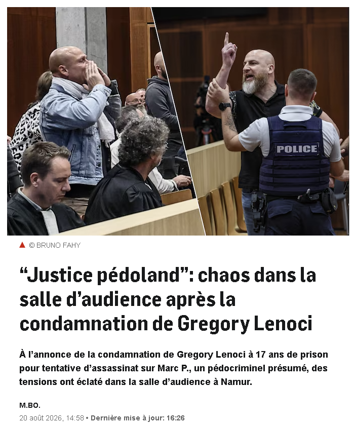 TseTseLeFacho's tweet photo. Il tabasse le pédophile qui a inséré son sexe dans son fils: 17 ans de prison.
Il insère son sexe dans une dizaine de gosses: 5 ans de prison, dont la moitié avec sursis.
C'est ça la justice en Belgique. https://t.co/M1lBKHLW14