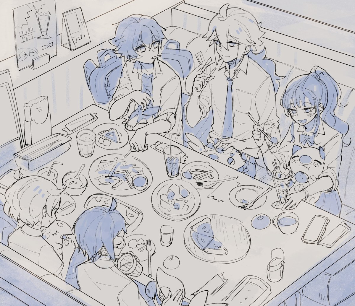 totohaco's tweet photo. 学パロ(ポケモンBW) https://t.co/QUpHdD8shO