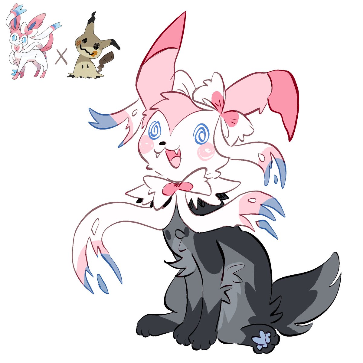 izzypaw_'s tweet photo. mimikyu sylveon clearing and its NOT close https://t.co/ebYQ7uqimM