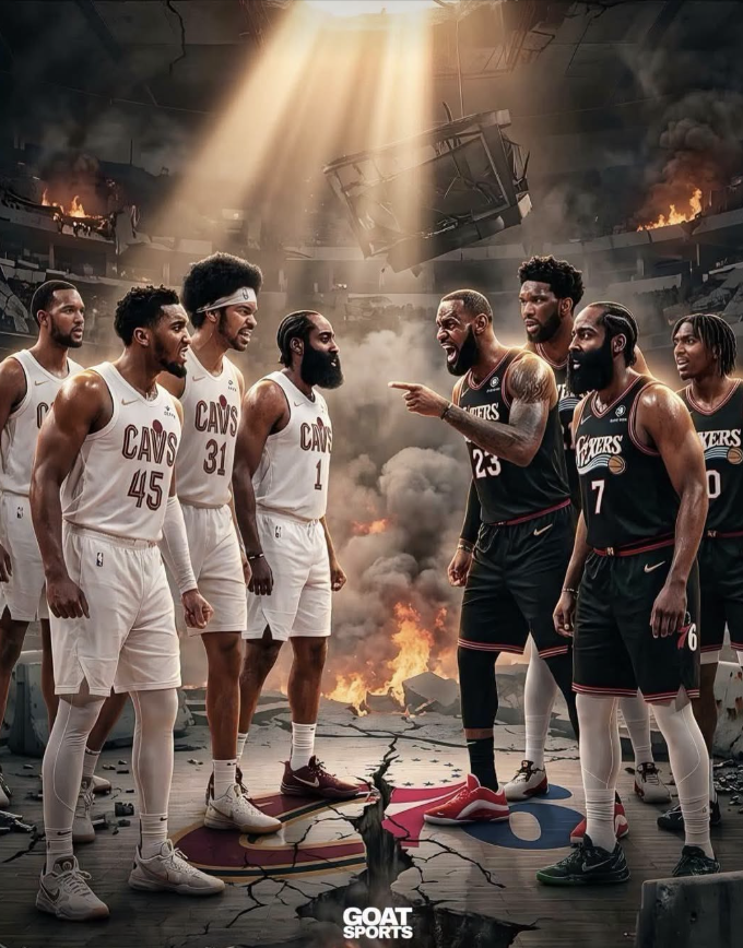 CLEsportsTalk's tweet photo. It's the Eastern Conference Finals every basketball fan wants to see (besides their team 🤣) 🔥🔥🔥 https://t.co/Dx9b9nwXI0