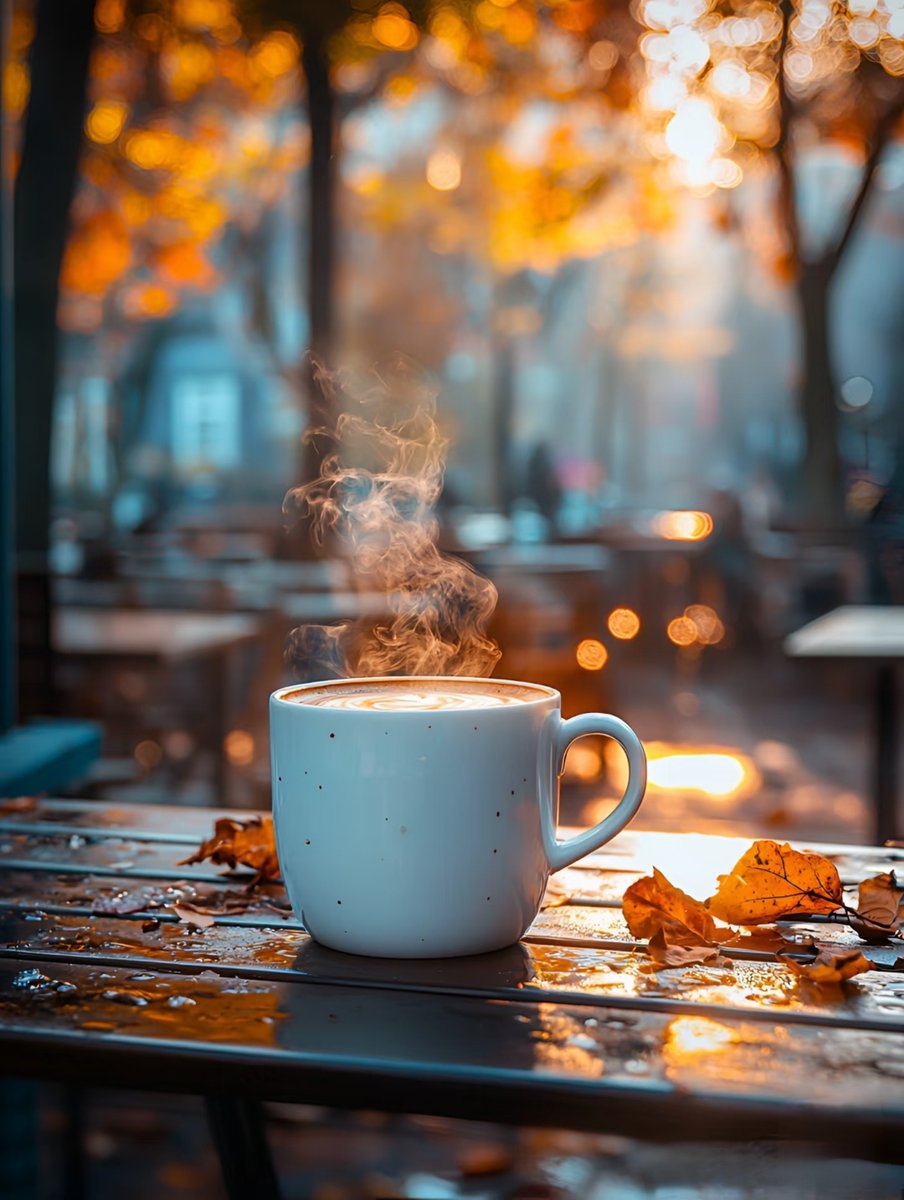 mshhwlk's tweet photo. Autumn breeze + hot coffee = perfect cozy afternoon ， https://t.co/e6pAGexLWI