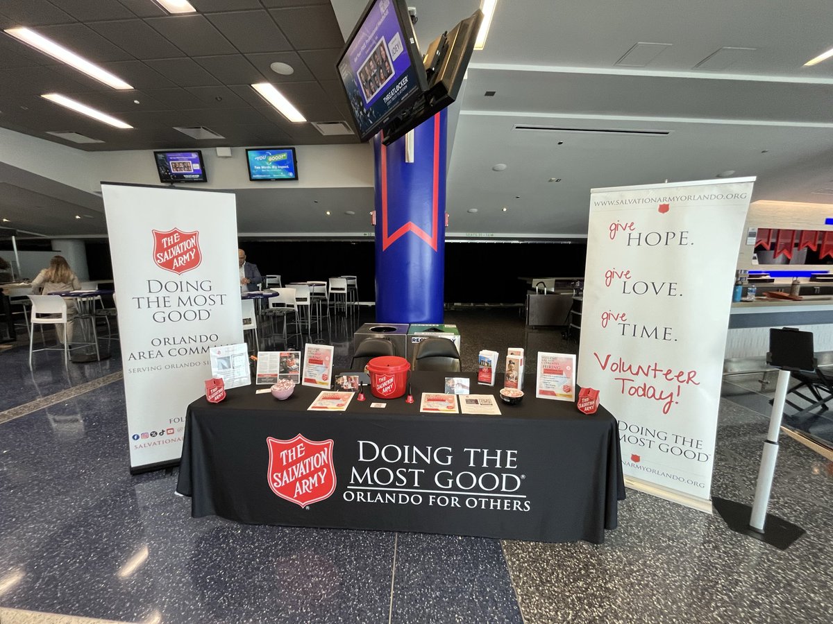 salarmyorlando's tweet photo. We’re here at Hire Palooza 2026 at the Kia Center - stop by booth #14! #HP2026 #Doingthemostgood https://t.co/bkOv74bRag