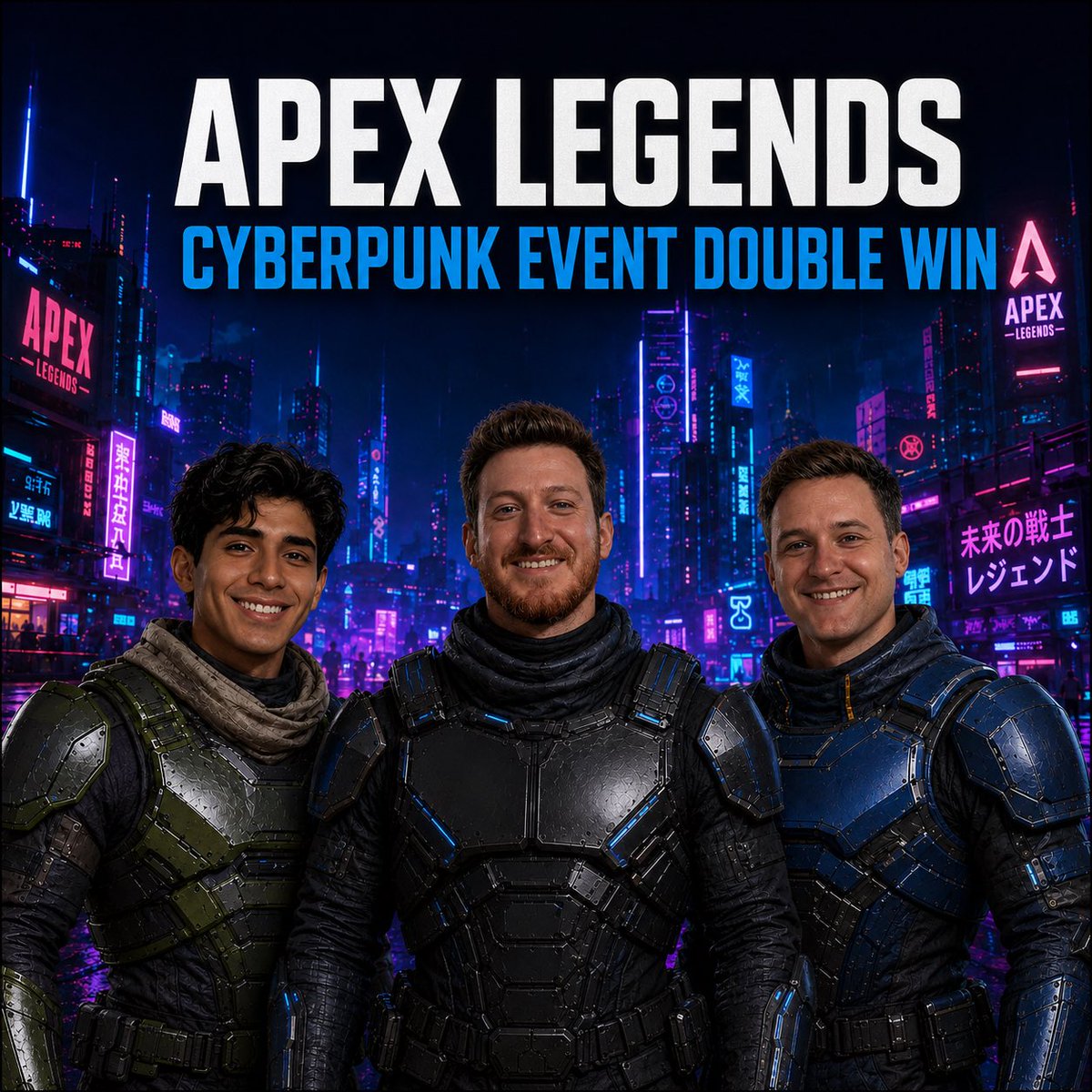 AlexanderMahanX's tweet photo. We are streaming the new Apex Legends Cyberpunk Event tonight on our YouTube Channel. Come by and check it out, the link is in my Bio.��� #apexlegendscommunity #cyberpunk #alexandermahan #celestialawe https://t.co/ZNHorMJbnu