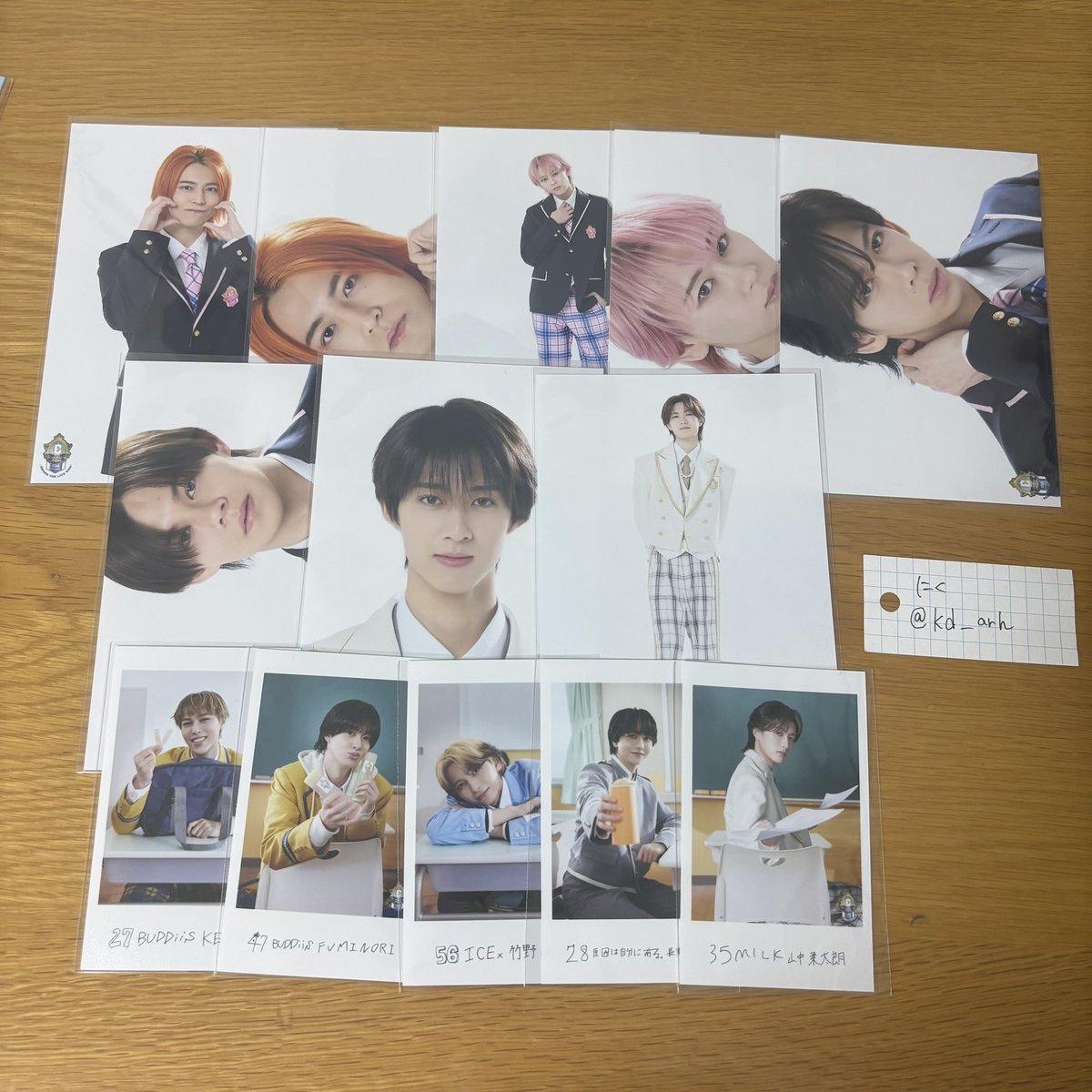 kd_arh's tweet photo. EBiDAN THE LIVE 2026 15th Anniversary 生写真 ミニフォト 超特急 M!LK ICEx BUDDiiS げんじぶ 交換

譲) 画像のもの
求) タクヤ(異種交換相談可)、吉田仁人(異種交換相談可)

◎郵送交換
　11/26ドーム手渡し可
検索からでもお気軽にお声がけください。 https://t.co/7IpWKkCvb4