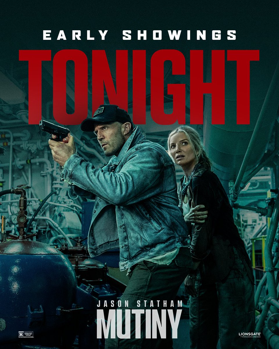 mutinymovie's tweet photo. Time’s up. Jason Statham and Annabelle Wallis take charge in #MutinyMovie – in theaters TONIGHT. Get tickets now. https://t.co/UG7Owkv57X