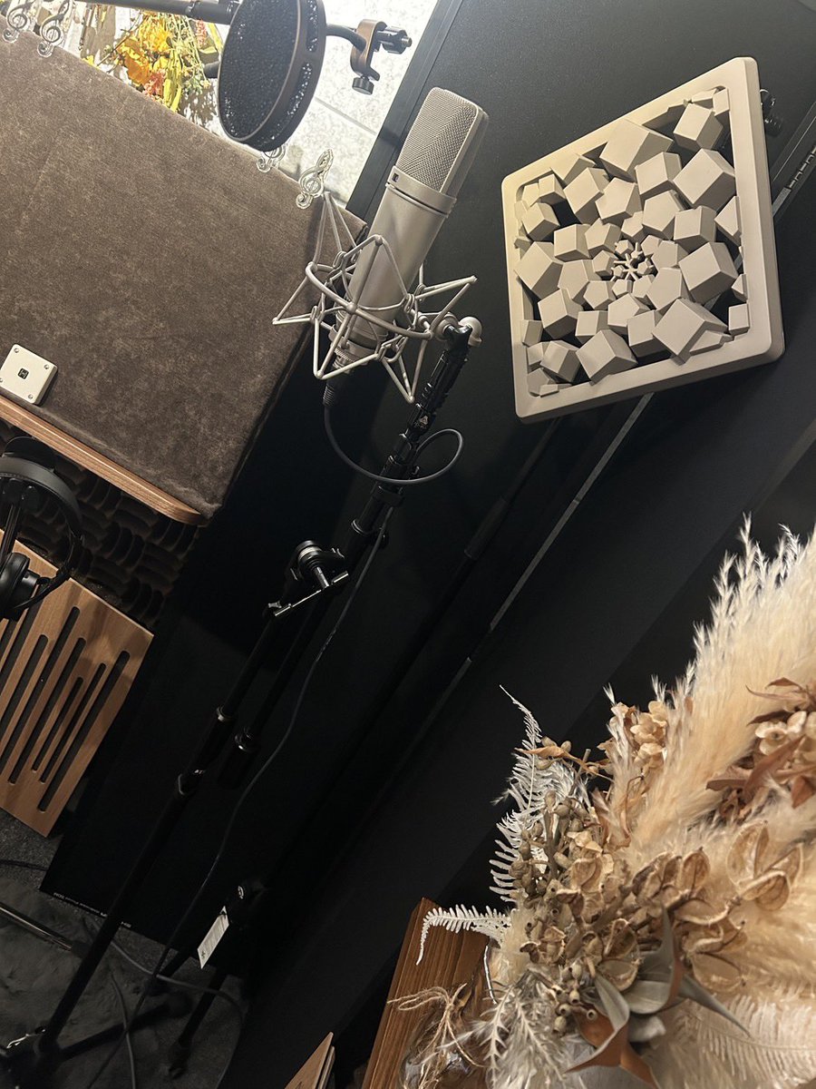 TOMA_Gerbera's tweet photo. 先日、ありがたい企画にお誘いくださったエンジニアさんのスタジオにてRECでした🎤素敵な環境で、、またすぐにRECお世話になります👀 https://t.co/eDgiwgZh4V