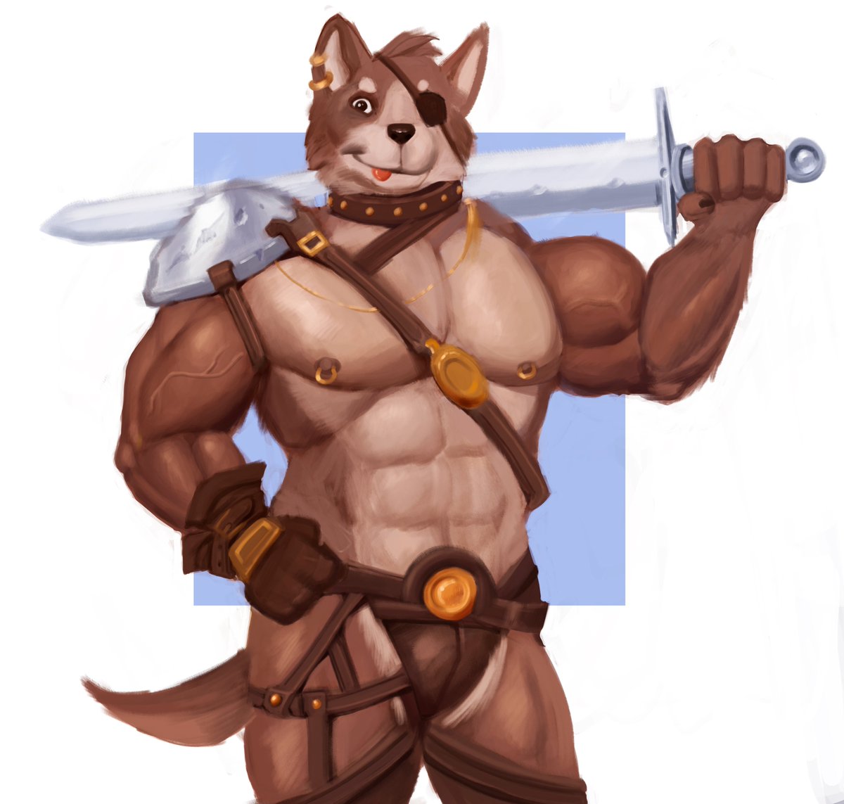LittleDevilArts's tweet photo. He looks so happy! https://t.co/HRrXDXJH2r