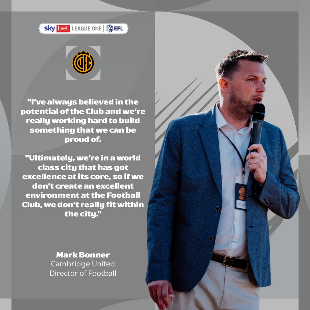 SkyBetLeagueOne's tweet photo. A lesson in sustainable ambition from @CambridgeUtdFC 🌱⚽️

🧱 Investment into Club facilities
🧠 A new football structure
🤝 Stronger links across the city
👦 1 in 3 season ticket holders under 18
📈 Crowds up 58% from pre-COVID levels

🔗 https://t.co/LEuYAXA9EJ

#EFL https://t.co/EtirWocP4c