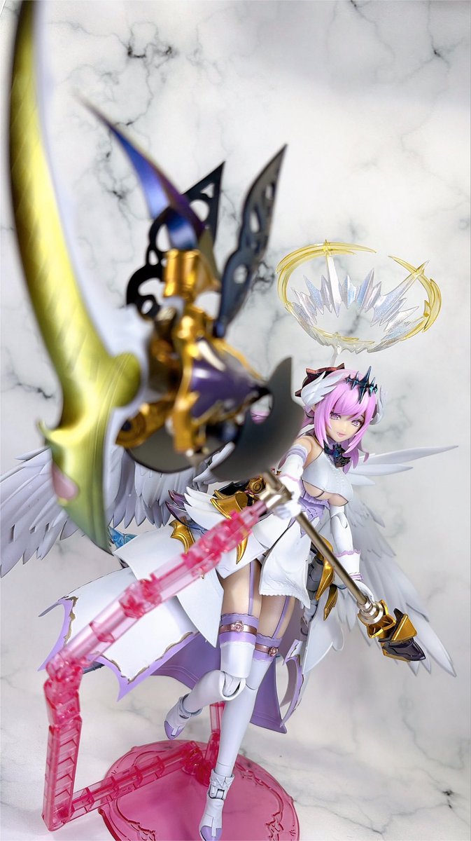 7lt9PzZApHfEWJw's tweet photo. #アルカナディア
アルカナコン用で作りました。
天使型ティアーズのルナリスです。
月の女神をイメージ

アルカナディアのキットのみ使用。
ソフィエラとエルメダをベースに白と差し色ピンクと紫で塗装しました。

自分の好きなイメージの天使を作ることができたので満足してます。

設定に続く https://t.co/tkbgEaLfaj