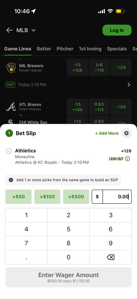 ThePromoguy123's tweet photo. Draftkings 1u up 2: https://t.co/wdYgvsF8nj
