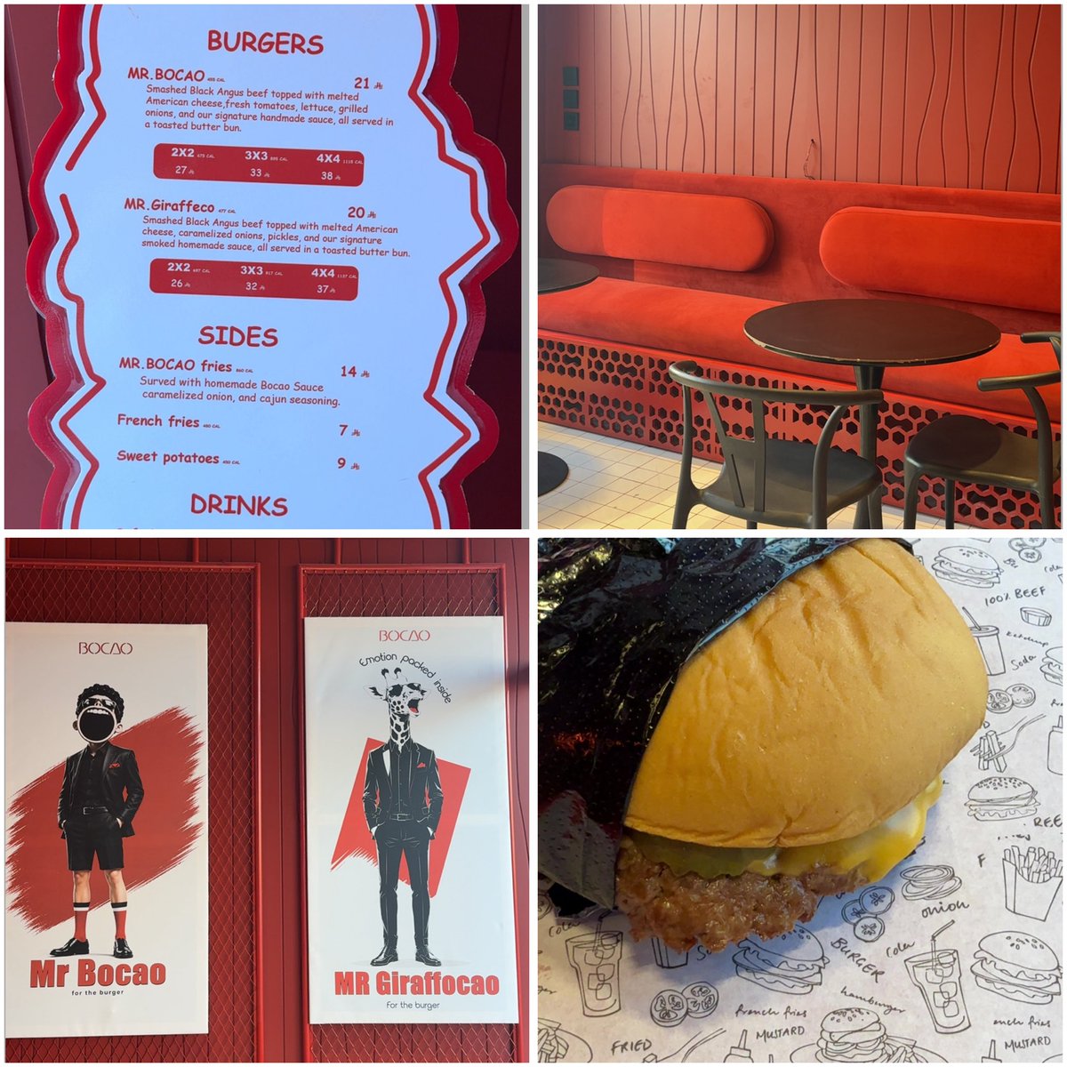 riyadh_is_here's tweet photo. Bocao 🍔

جديد مطاعم البرجر بالرياض 😍

يقدمون نوعين برجر بلاك انجوس
Mr. Bocao كلاسيك
Mr.  Giraffeco🦒  مستر زرافة
مع بصل مكرمل و مخلل

والأسعار 👏🏻

📍حي حطين https://t.co/GC1YlkaJ1v