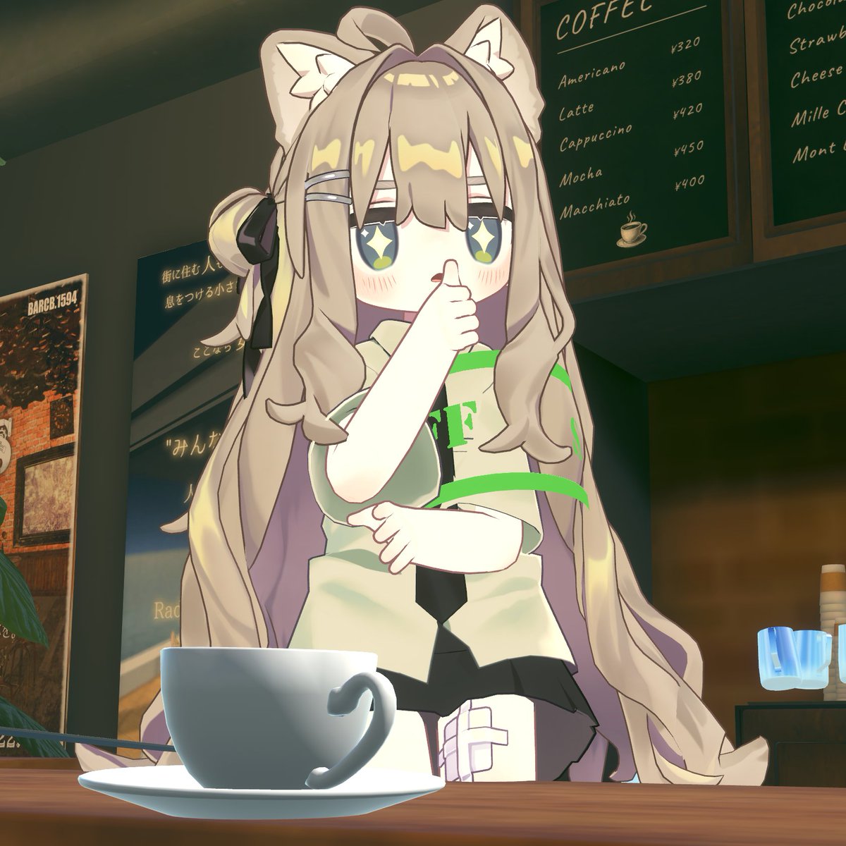 Cafe__NoNaMe's tweet photo. おはよ～。
今日は何の日か知ってますか？そう、今月2回目のばにーの日です🐰
ということで、今日の営業はばにー限定で！お願いします！！！って言いたいんですが嘘です。
普段と変わらない営業ですのでご安心ください♪
今夜20時30分～ #Cafe__NoNaMe にてお待ちしております。
#VRChat #VRCイベント https://t.co/MytZYWT3LG