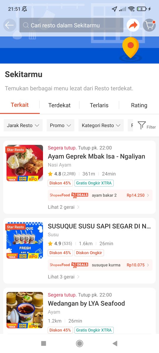 dhiothima's tweet photo. akhirnya bisa pesen shopefood lagi, ga harus repot keluar jauh kalo mau beli makann 🥺🥺🥺 https://t.co/7diY5TYgKv