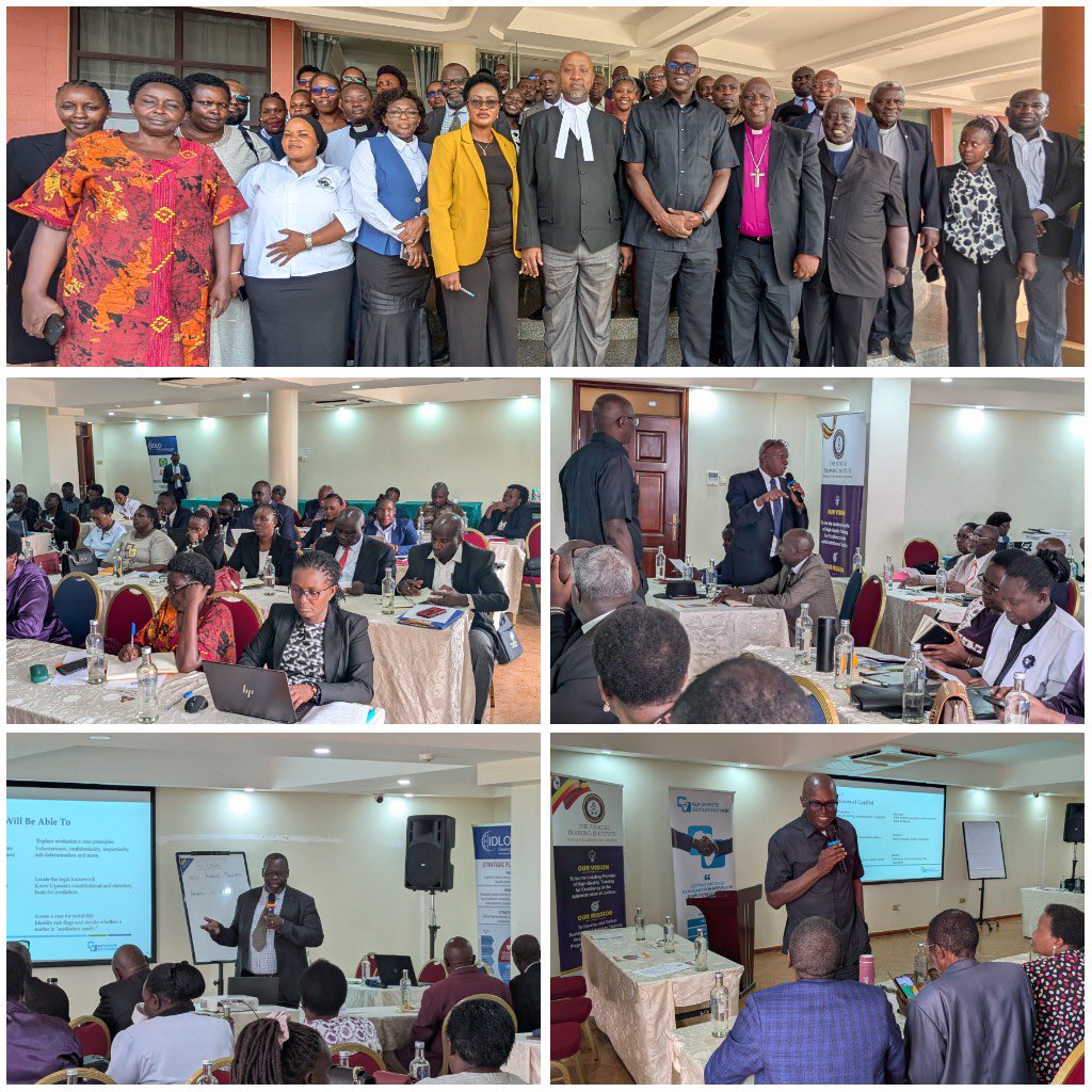 alpeastafrica's tweet photo. ALP Dispute Settlement Hub(@AlpDisputeHub) , led by Francis Gimara SC (@FGimara) and Dr Henry Onoria, is concluding the first-ever 40-hour mediation training by the Judiciary of Uganda at Hotel Triangle, Mbarara.

Opened on 17 August by JTI Chairperson, Hon. Justice Mike Chibita, the training runs until 21 August. Participants will be eligible for accreditation as Court Annexed Mediators.

The training is part of the Judiciary’s efforts to promote the adoption of ADR.