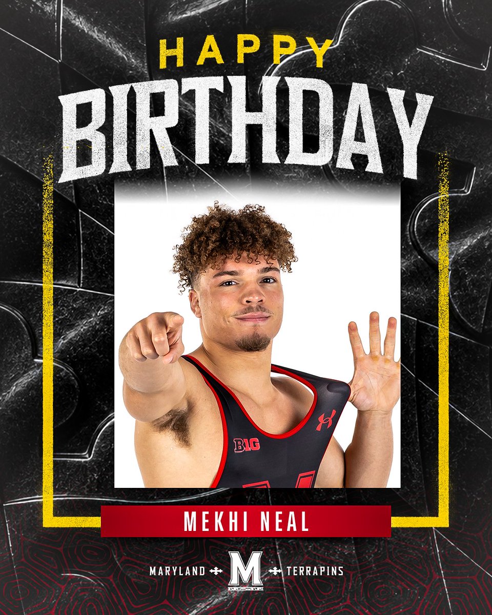 TerpsWrestling's tweet photo. Join us in wishing Mekhi an awesome birthday! 🎉 https://t.co/SKZBC7KFOP