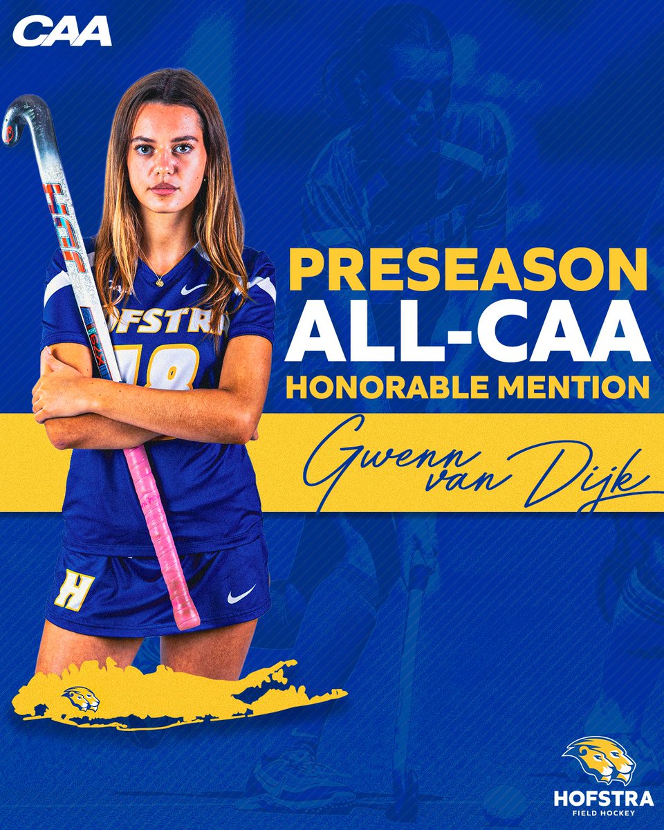 HofstraFH1's tweet photo. 💥 Gwenn van Dijk - Preseason All-CAA Honorable Mention 💥

#PrideOfLI https://t.co/zpiZ8p0ZKJ