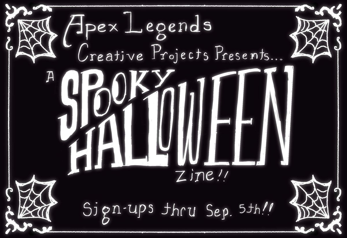 ApexZines's tweet photo. Good evening Legends!

The AL creative Projects discord is hosting a Halloween zine! All are welcome! If you write, draw, carve 🎃s, cosplay or take cute photos of costumed Nessie it's welcome to be featured in our zine!

You can find the 🔗to our discord in our 📌 post or below! https://t.co/PlNddzvRCA
