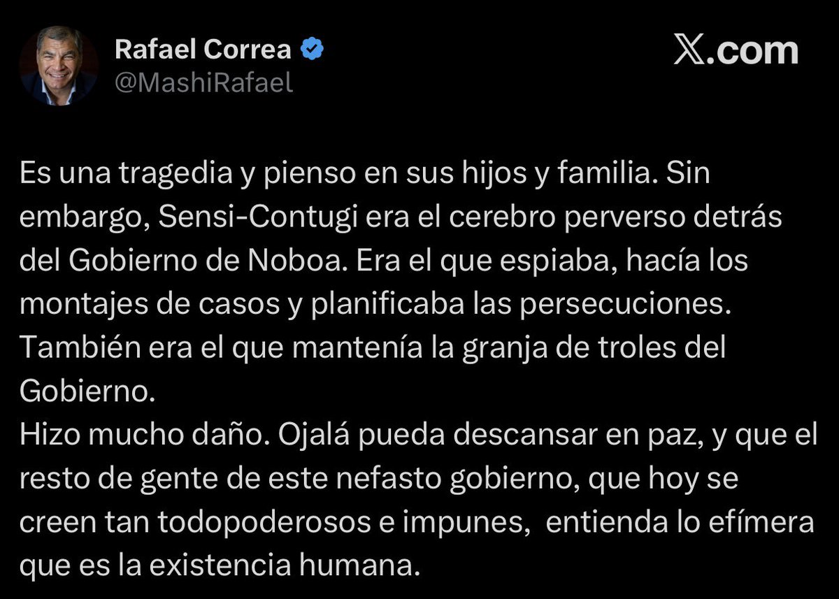 ismaelquintanag's tweet photo. Esta clase de comentarios reflejan a lo que nos hemos rebajado hoy como país, como sociedad. Gente que no respeta el duelo ajeno. Hemos llegado al punto en que ni la muerte de otro ser humano nos une o, al menos, nos llama al silencio cuando no hay nada bueno por decir. Miseria humana. Que descansen en paz y haya consuelo en los suyos.