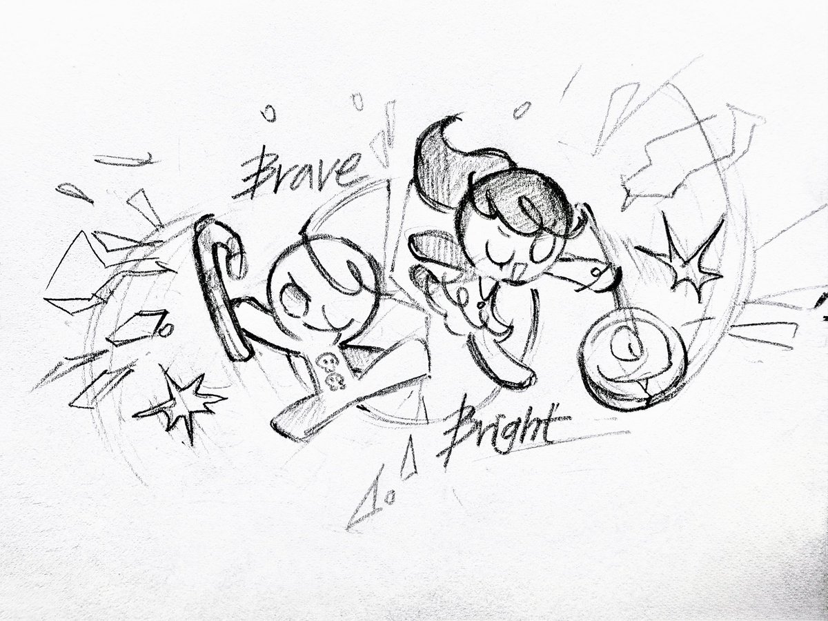 l2vbake's tweet photo. 오랜만이에요!:)
#bravebright #cookierun 💀🍭 https://t.co/tG0qjxf57D