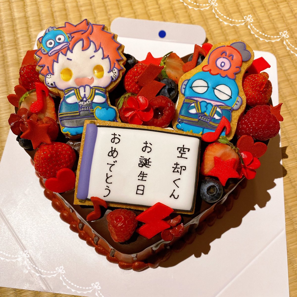 95__ne's tweet photo. ┏･･･━━━━━━━━━━━━┓
⚡︎　　　　　　　　　　　　　　⚡︎
┗━━━━━━━━━━━･･･┛
  ┃                                            ┃
  ┃              空却くん                ┃
  ┃              お誕生日                ┃
  ┃             おめでとう             ┃
  ┃                               ∧_∧   ♪  ┃
  ┃                       🎂 （`ワ´ ）    ┃
  ┗━━━━━━━━∪  ∪━━┛ 
　　 #波羅夷空却生誕祭2026
　　 #波羅夷空却誕生祭2026
　　 #EvilMonk_Birthday