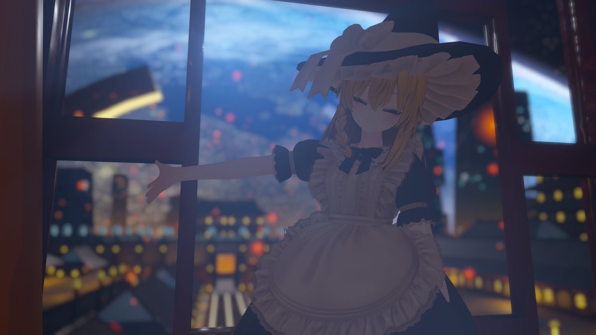 An_vrc42's tweet photo. これは個撮の魔理沙 https://t.co/pGDly7vPEo